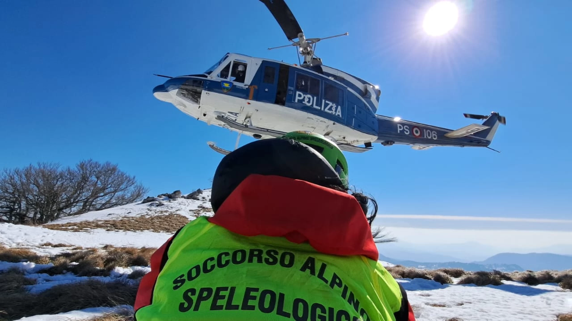 Soccorso Alpino, conclusa con successo l’esercitazione con l’undicesimo reparto Volo della Polizia di Stato in Alto Molise.
